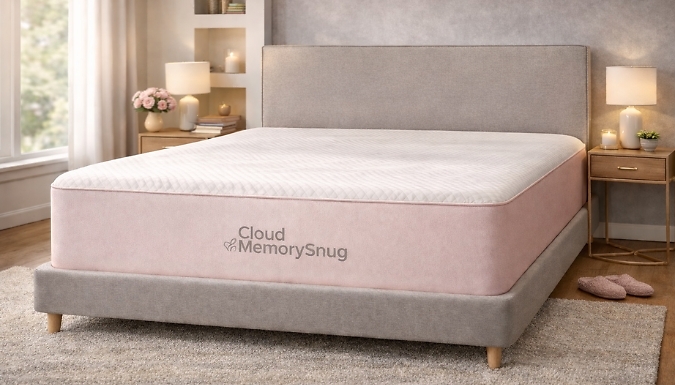 Snug Luxe Memory Foam Mattress- Extra-Thick Comfort Design (6 Sizes)