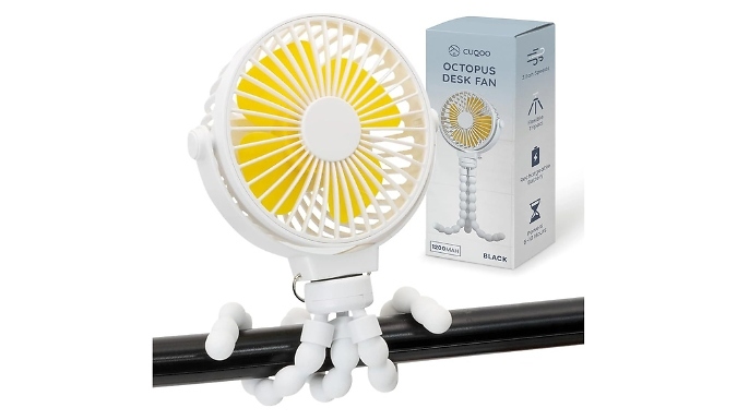 Mini Portable Tripod Desk Fan