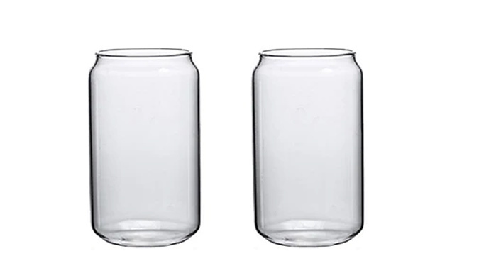 2 or 4-Pack Can-Shaped Drinking Glasses
