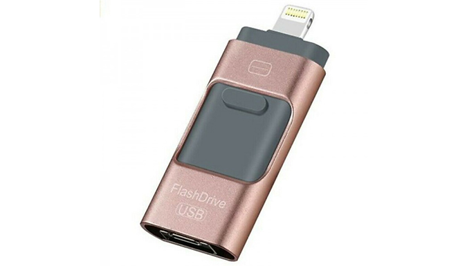 3-in-1 USB Mobile Phone Adaptor - 4 Colours & 3 Storage Options