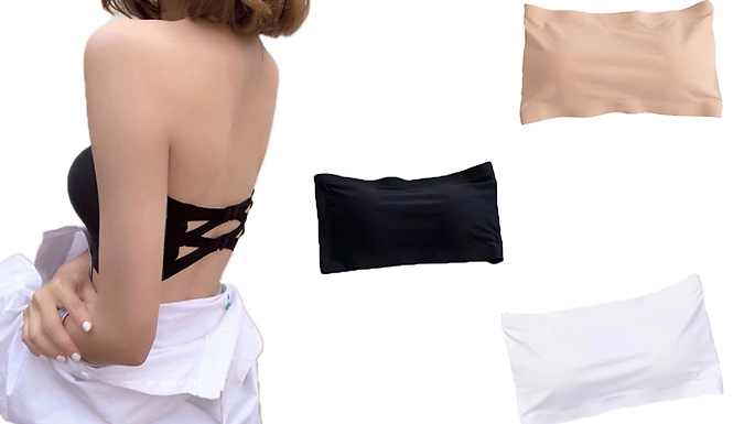 Non-Wired Bandeau Bra - 3 Colours & 2 Sizes