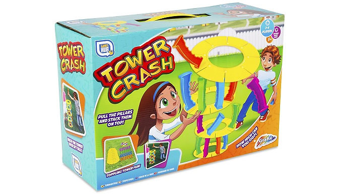 'Tower Crash' Stacking Challenge Game