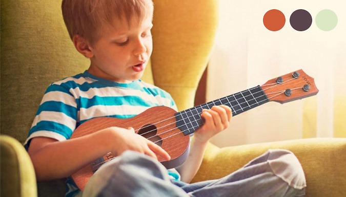 Whooptrading Lightweight Kids' Ukulele Toy - 3 Colours