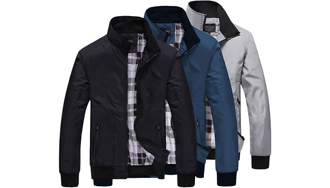 Men’s Harrington Jacket - 3 Colours & 6 Sizes