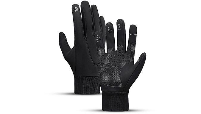 Winter Touch Screen Compatible Gloves - 2 Colours & 4 Sizes