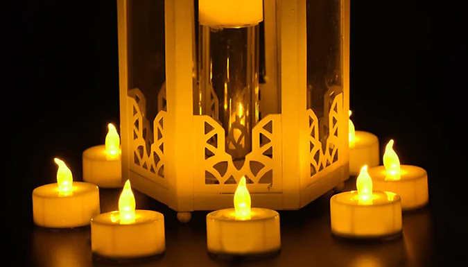 12 Flameless LED Tea Light Candles