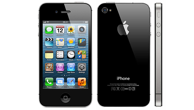 Apple iPhone 4, 5S, 6 or SE Unlocked Black - 8GB or 16GB