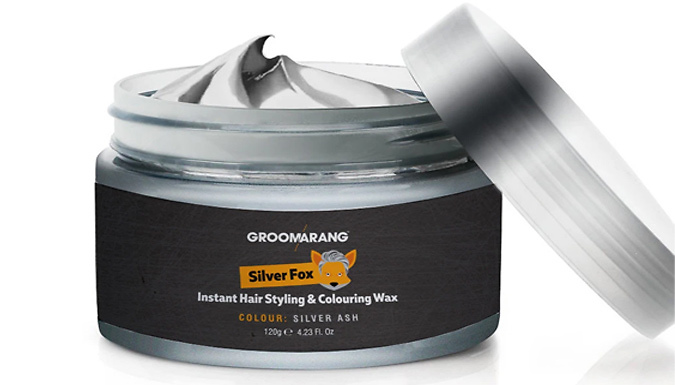 Groomarang Silver Fox Instant Hair Styling & Colouring Wax