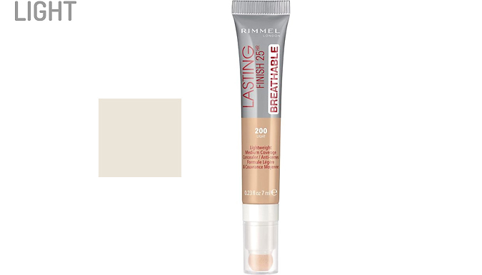 3 Rimmel Lasting Finish Breathable Concealers - 3 Shades