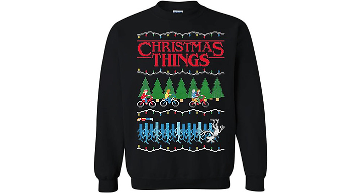 Stranger things store xmas sweater