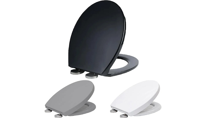 Soft-Close Quick Release Toilet Seat - 3 Colours!