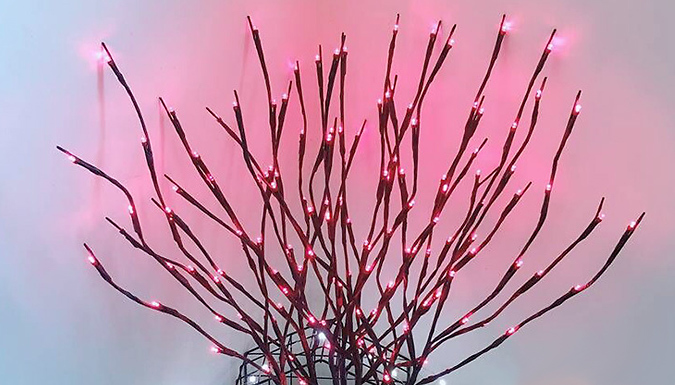 20, 40 or 80 LED Tree Twig Lights - 6 Colours