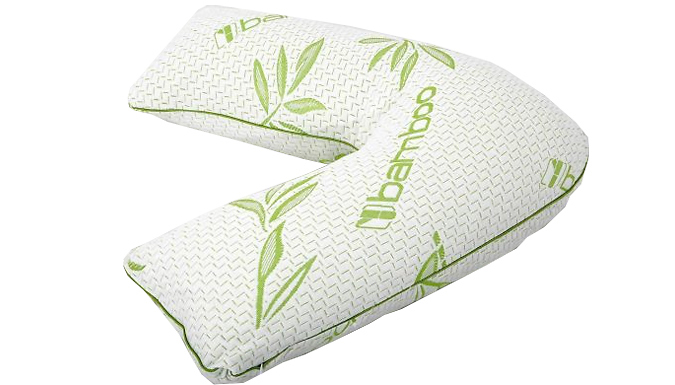 Bamboo Memory Foam V-Shaped Pillow