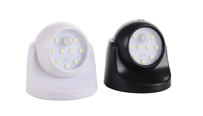 LED Battery Powered Motion Sensor Wall Light