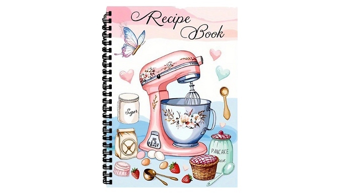 A5 Recipe Book Notepad