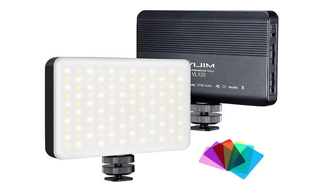 120 RGB LED Pocket-Sized Photography & Video Light - 2 Colours