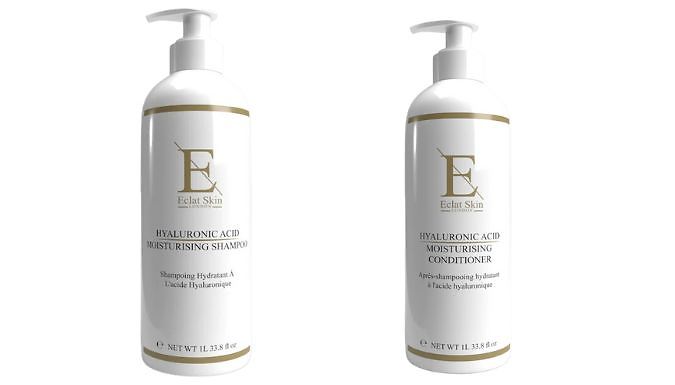 Eclat Skin Hyaluronic Acid Moisturising Shampoo or Conditioner - 1L