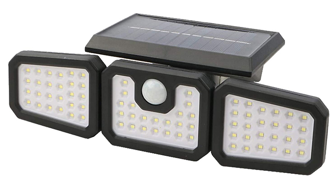 74-LED Adjustable Motion-Sensor Solar Security Light - 1 or 2 Lights