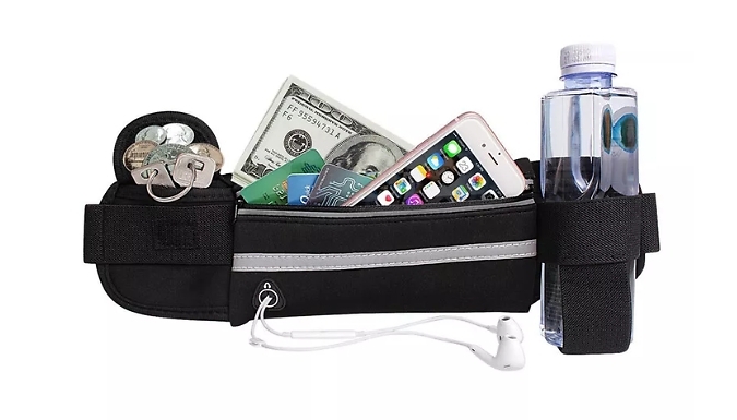 Zip Pocket Smartphone Running Belt