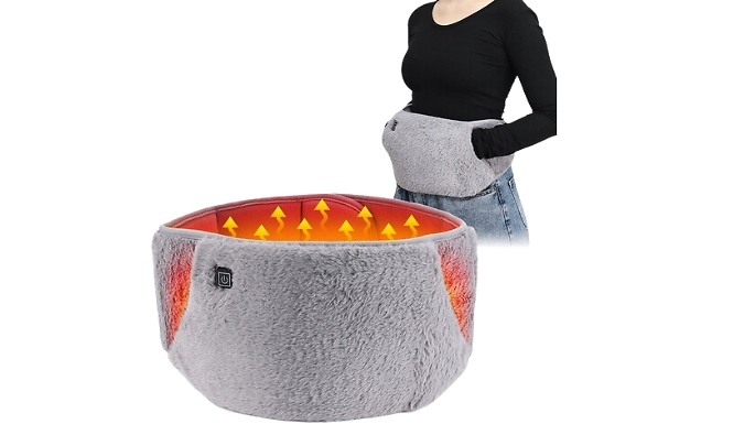 2-in-1 Electric Heated Waist & Hand Warmer Belt!