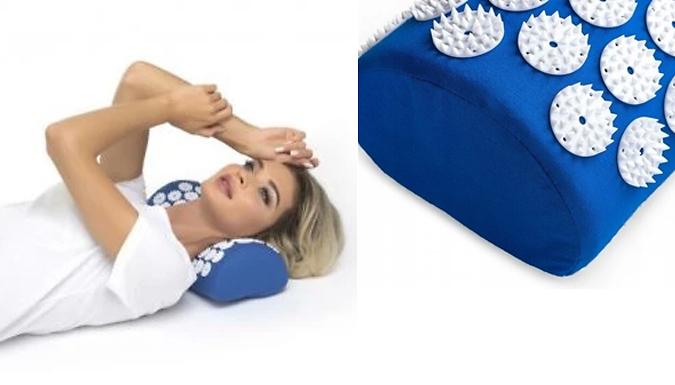 1 or 2 Acupressure Massage Pillows - 3 Colours
