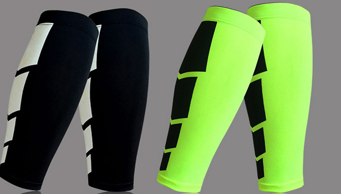 Pair of Sports Calf Compression Sleeves from Go Groopie