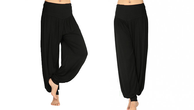 Comfortable Loose-Fit Yoga Pants - 4 Colours & 3 Sizes