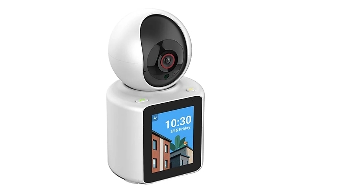 Rotating Smart Camera with 2.4 Inch Screen
