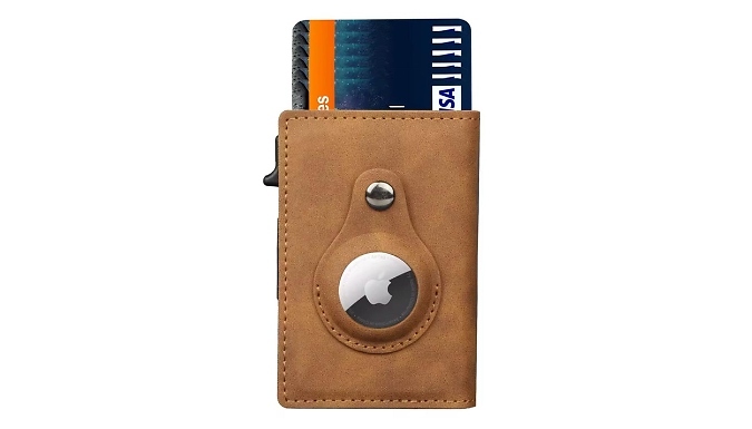 RFID AirTag Compatible PU Leather Wallet