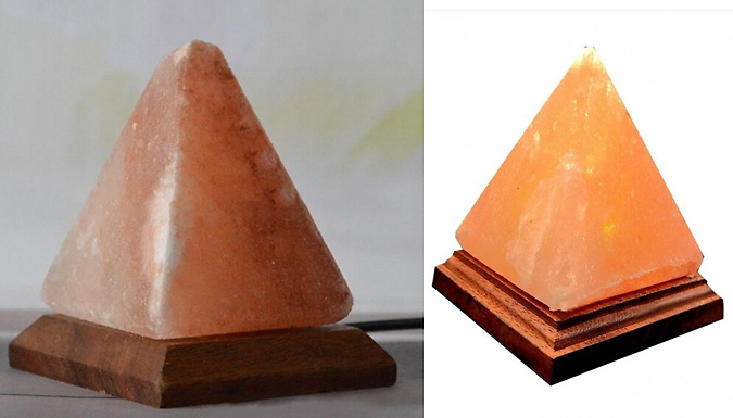 Colour Changing Pyramid Crystal Lamp