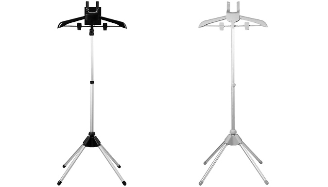 Adjustable Garment Steamer Stand - Black or Grey