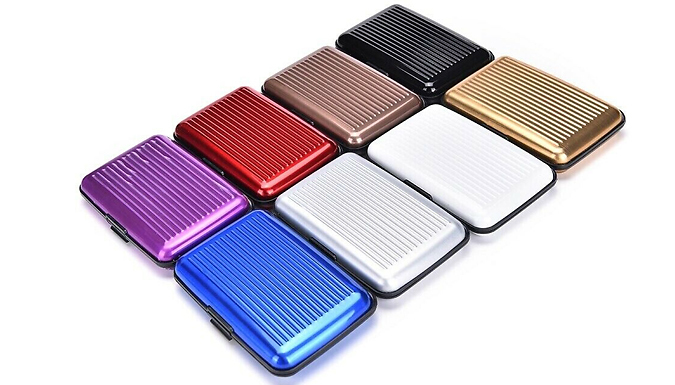 Protective Magnetic Card Holder Wallet - 5 Colours Protective Magnetic Card Holder Wallet - 5 Colours
