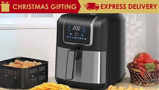 Vytronix 45QCF Family Size 4.5L Energy Efficient Air Fryer 1400W Black