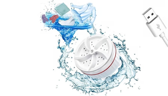 Mini Portable Turbo Washing Machine