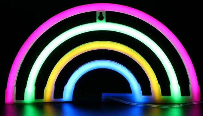 LED Neon Rainbow Night Light