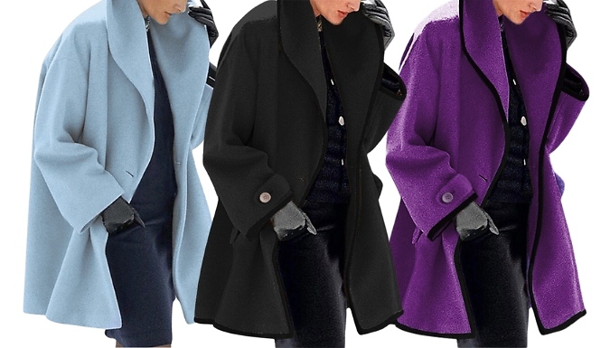 Women's Oversized Winter Coat - 7 Colours & 5 Sizes