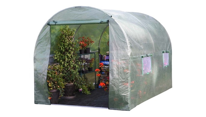 Garden Grow Polytunnel Green House!