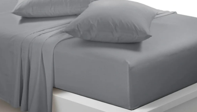 40cm Ultra-Soft Extra Deep Microfibre Fitted Sheet - 10 Colours, 4 Sizes!