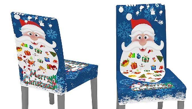 2-Pack Christmas Chair Covers - 6 Designs