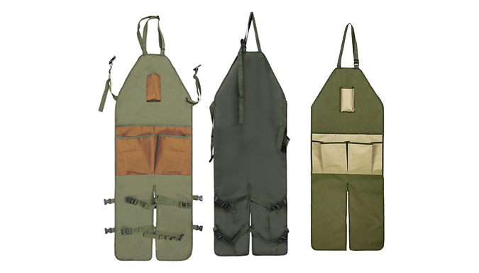 Multi-Pocket Full Body Gardening Apron - 2 Colours