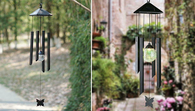 Solar Powered Colour Changing Wind Chimes