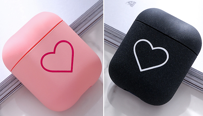 AirPods Compatible Heart Charging Case - 2 Colours