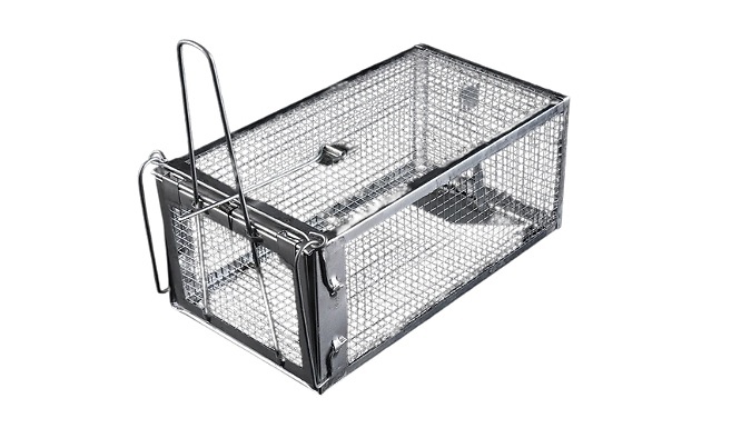 2-Pack High-Sensitivity Pedal Single-Door Rat Trap
