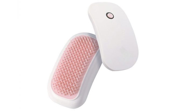Electric Silicone Massage Hair Brush - 3 Colours