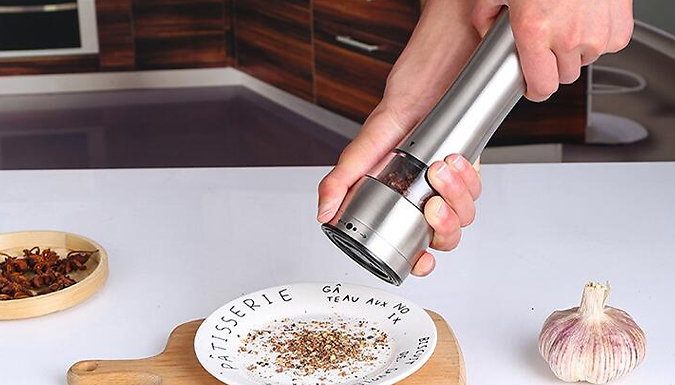 Stainless Steel Pepper Grinder Manual Mill - 2 Sizes