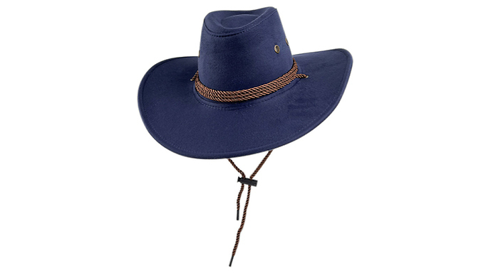 Wool Tweed Western Cowboy Style Hat - 11 Colours