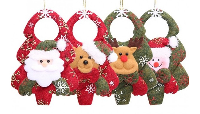 1, 2 or 4-Pack of Christmas Tree Ornaments - 4 Options from Go Groopie