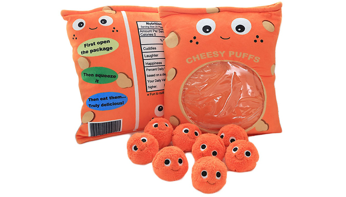 Cute Snack Packet Mini Plushies Pillow - 6 Designs