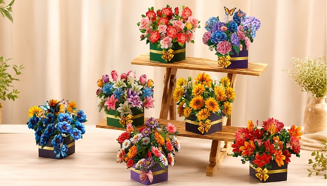 3D Pop-Up Greetings Card - 7 Options!