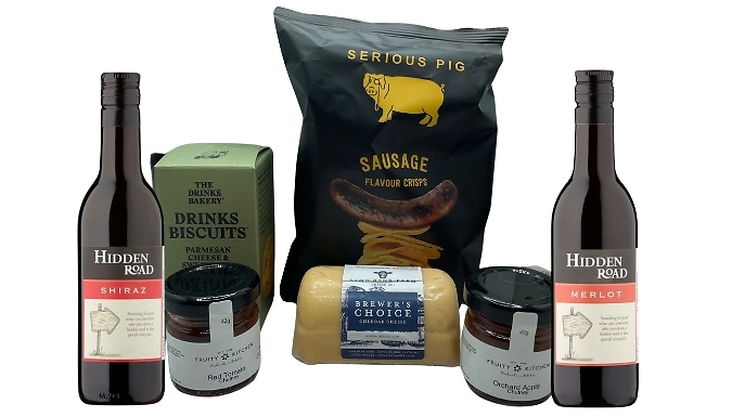 Cheese & Red Wine Savoury Snack Bundle - 9 Items!